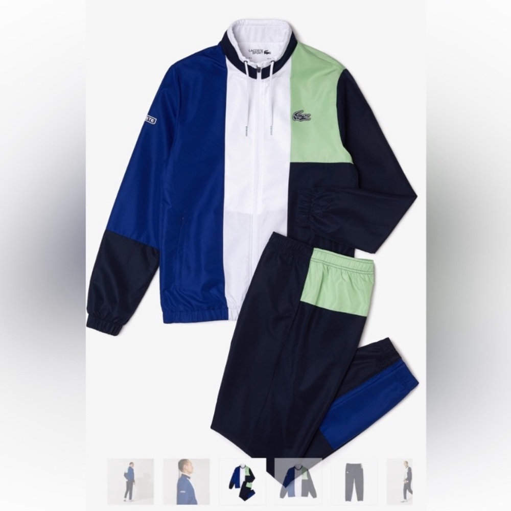 LACOSTE sport MEN'S COLORBLOCK SWEATSUIT